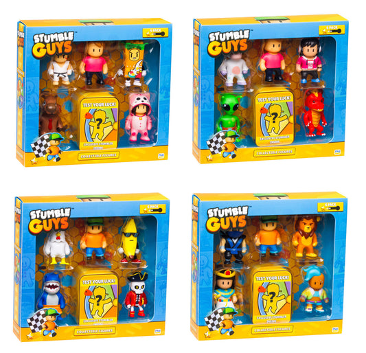 Stumble Guys Figur 6-pak Luksusæske 5,5 cm - flere varianter