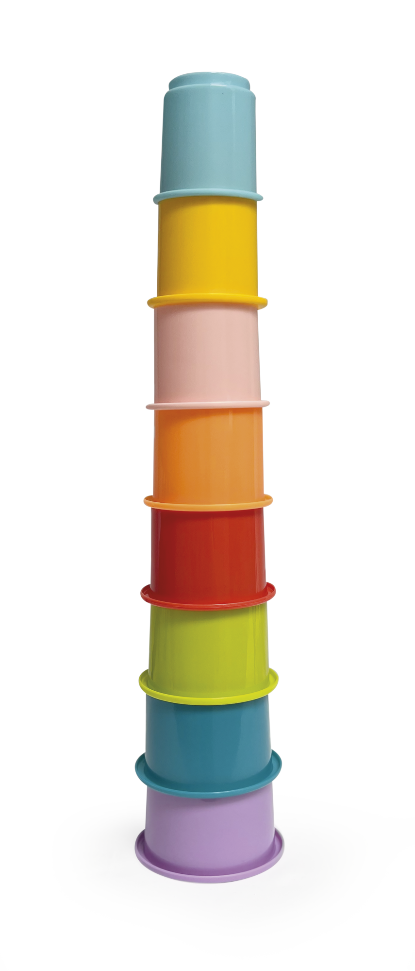 Happy Baby Regnbuefarvede Stablekopper 8 stk.