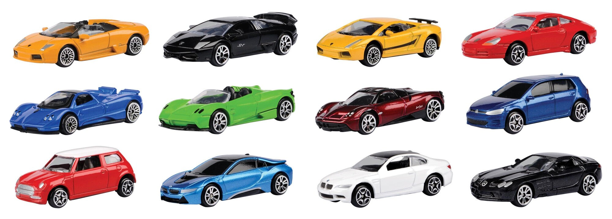 Junior Driver Licenseret Diecast Bil 1:64 - 12 varianter