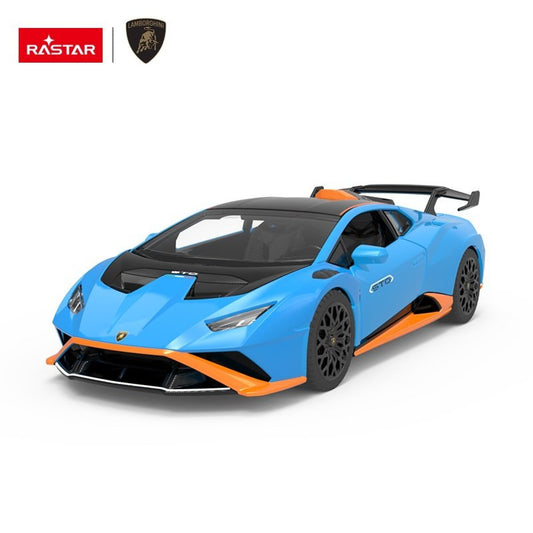 Rastar Diecast 1:32 Lamborghini Huracan STO Blå