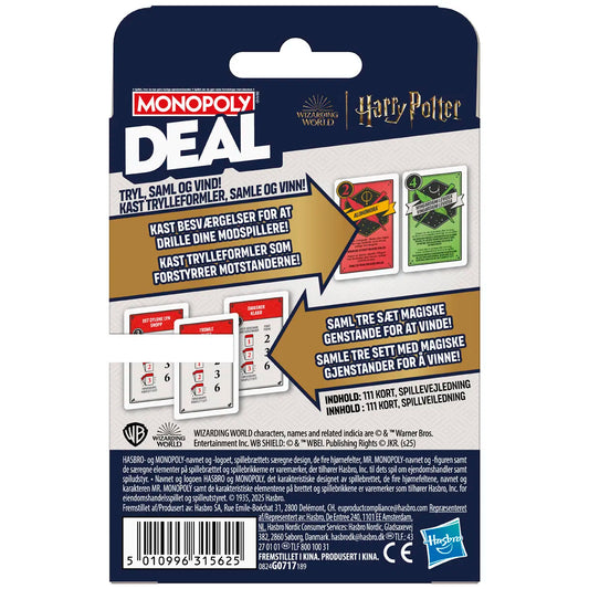 Monopoly Deal Harry Potter DK/NO