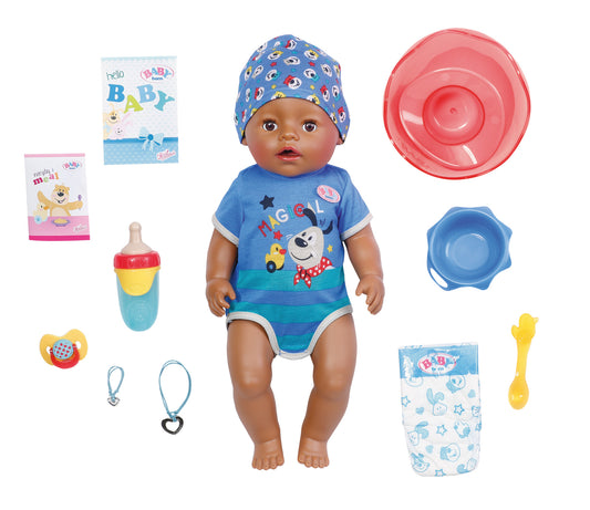 BABY born Magi Dreng Dukke med Brune Øjne 43 cm