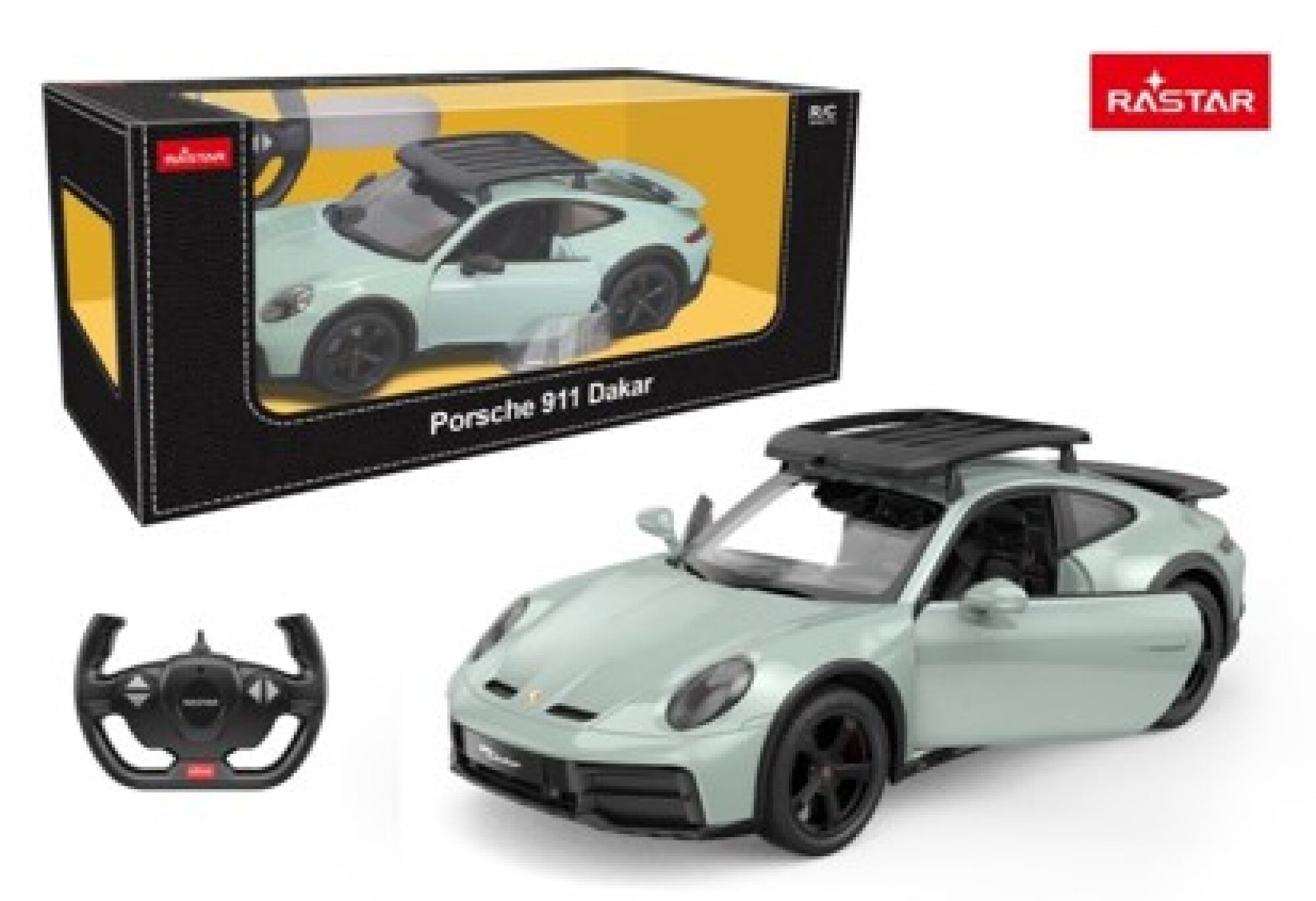 Rastar R/C 1:14 Porsche 911 Dakar Standard Version Shade Green