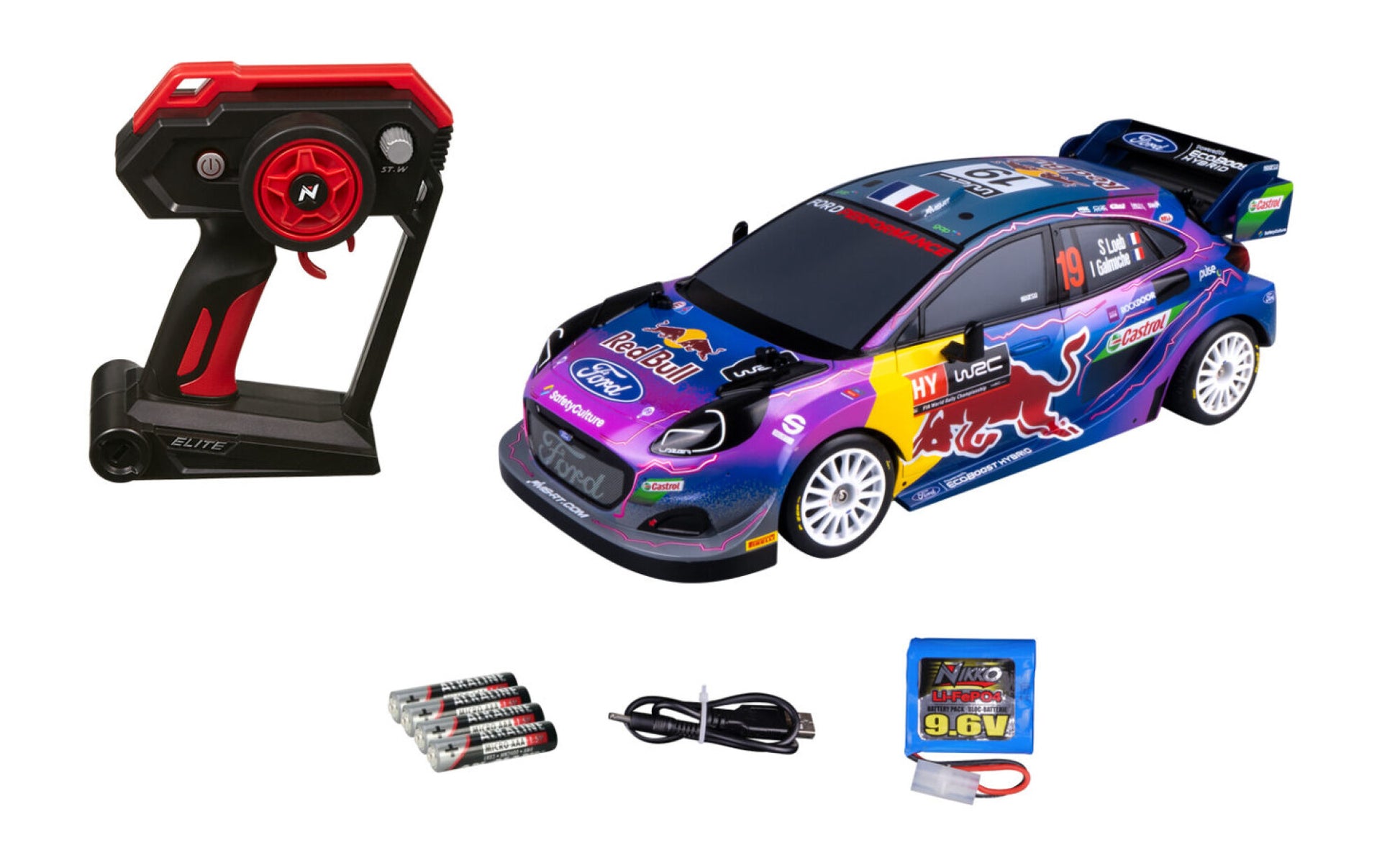 Nikko RC Elite Racerbiler - M-Sport Ford Puma 34 cm