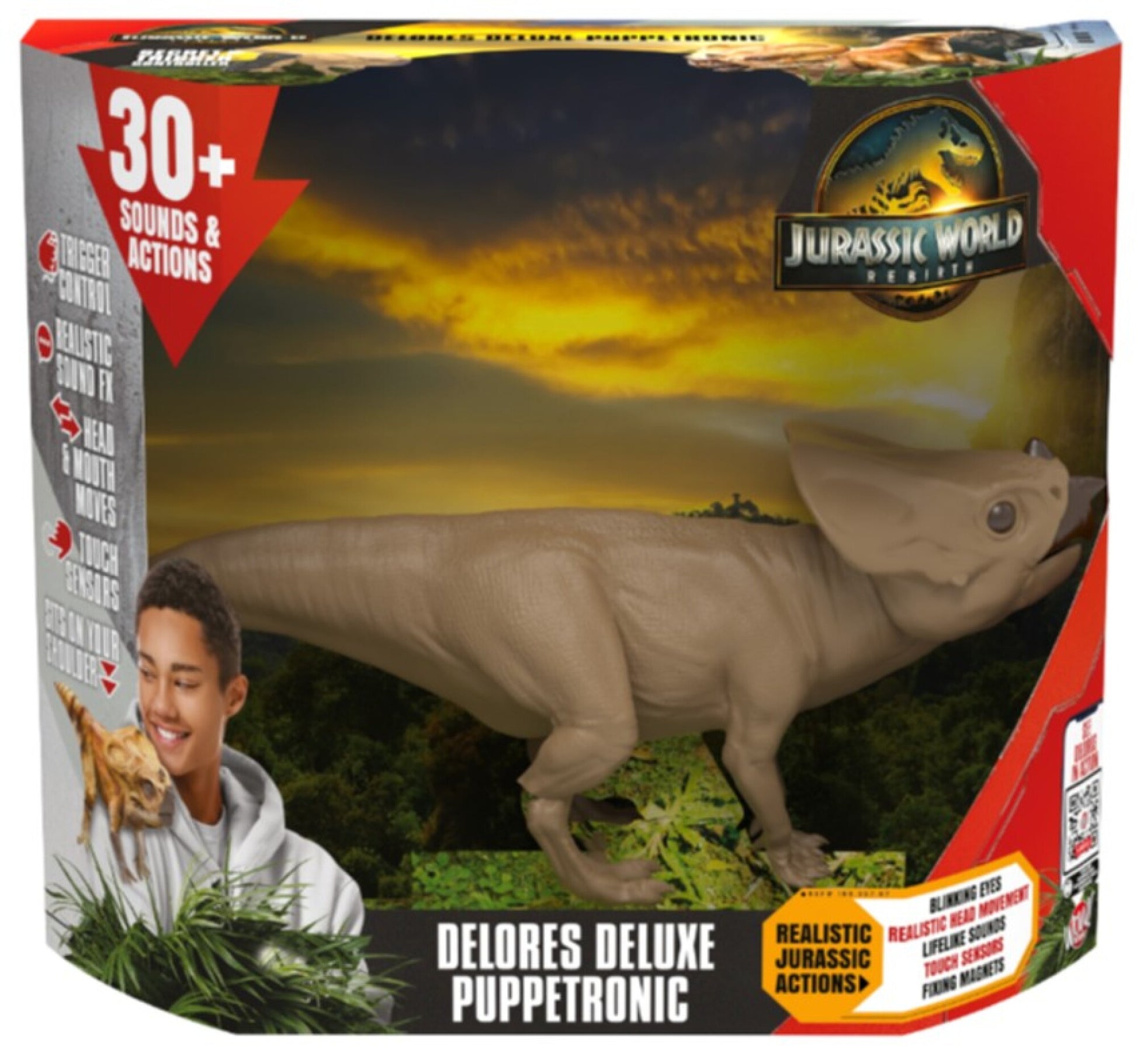 Jurassic World Delores Luksus Puppetronic