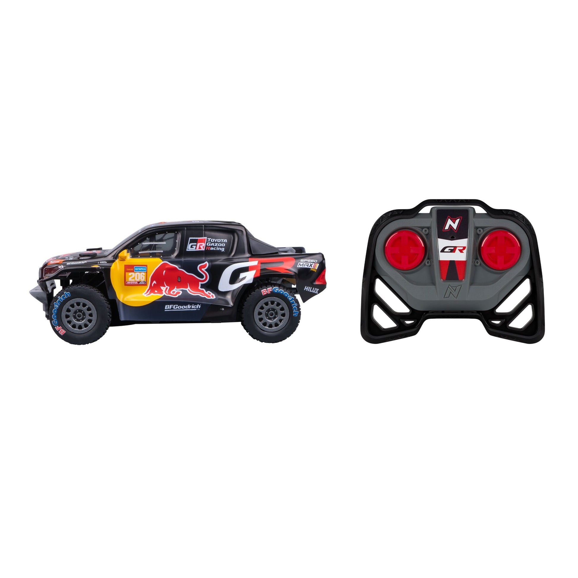 Nikko Dakar Toyota Gazoo Racing Dakar 2024 Moraes 1:18 RC med Lys