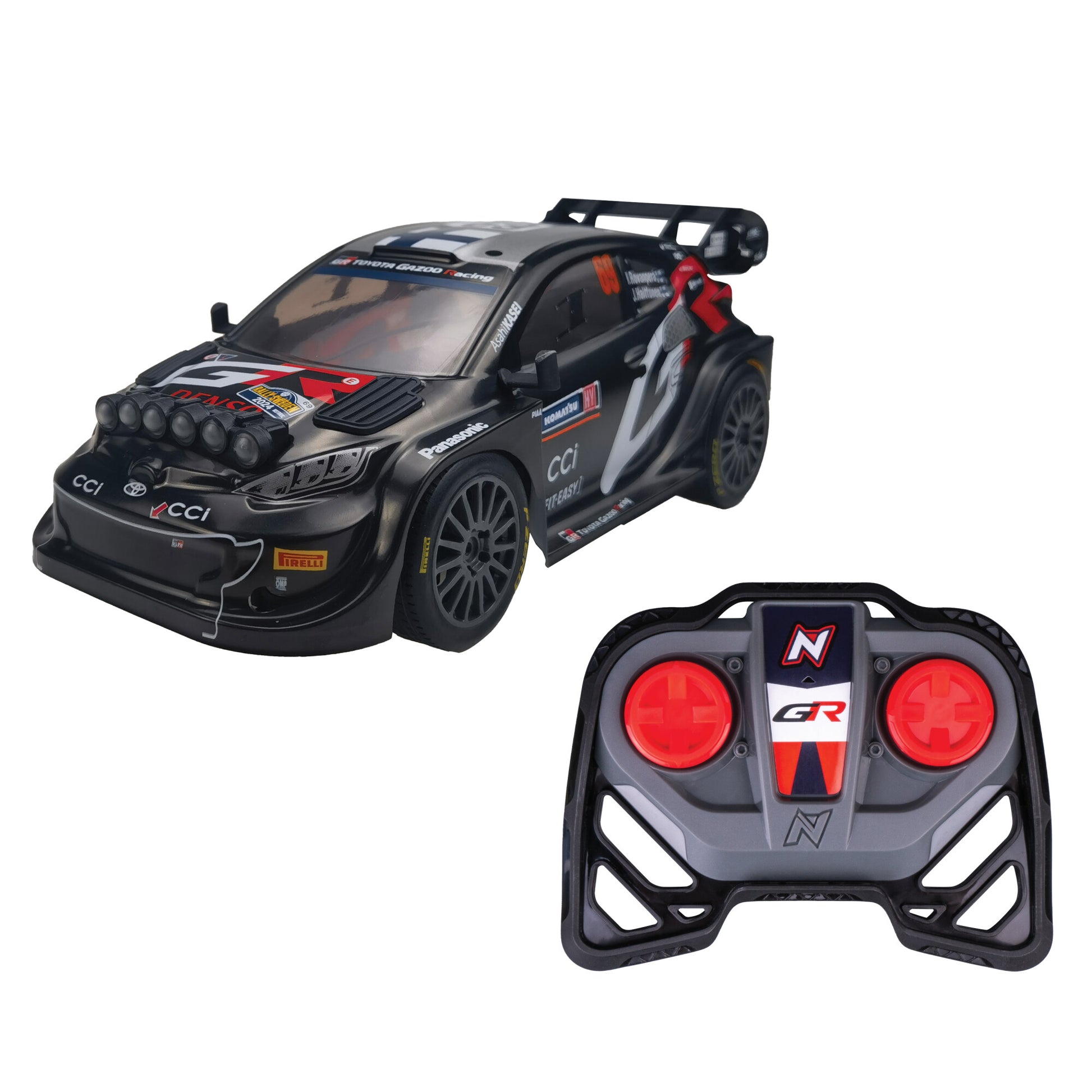 Nikko Toyota Gazoo Racing Rovanperä Sweden Rally 2024 1:18 Night Mode RC