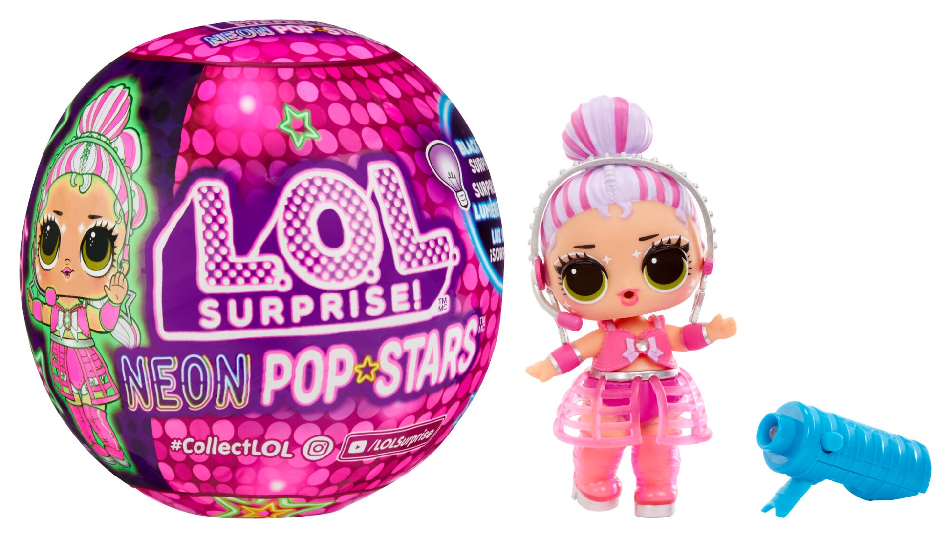 LO.L. Surprise! Neon Pop Stars Tot Dukker - flere varianter i PDQ