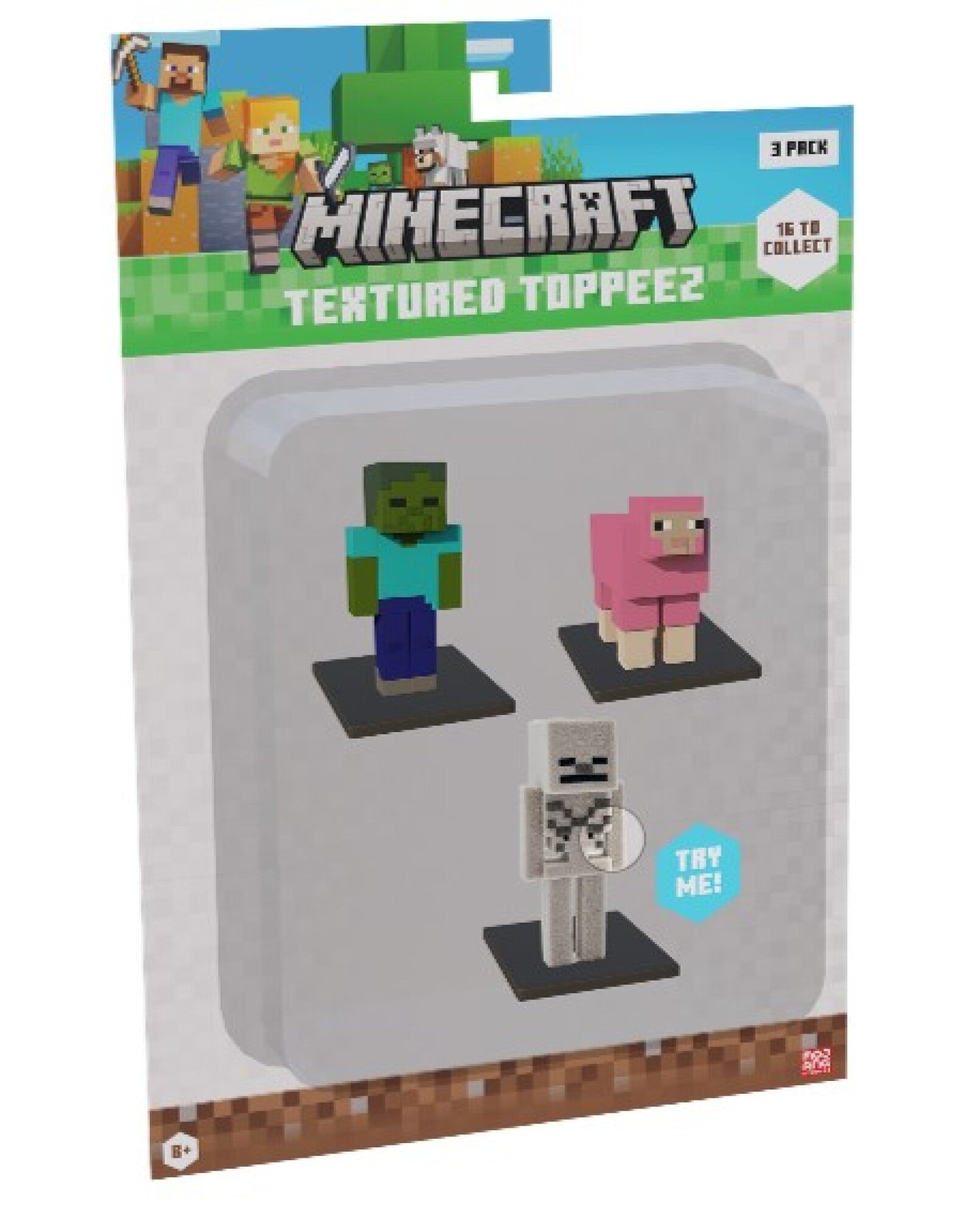 Minecraft 3D Special Edition Figur 3-pak Blister
