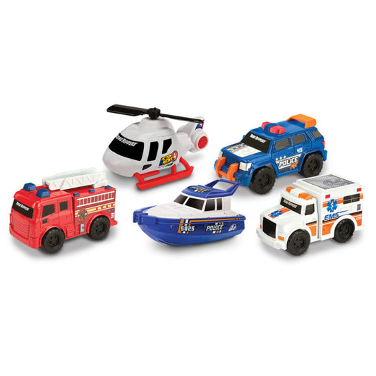 Road Rippers Mini 5-pak City Transport Køretøjer 10 cm