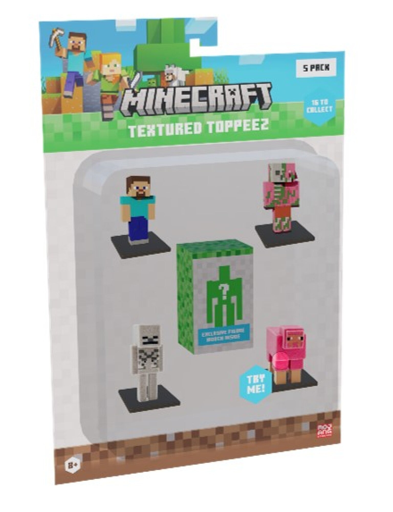 Minecraft 3D Special Edition Figur 5-pak Blister
