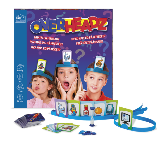 The Game Factory Overheadz Game - Hvad har jeg på hovedet?