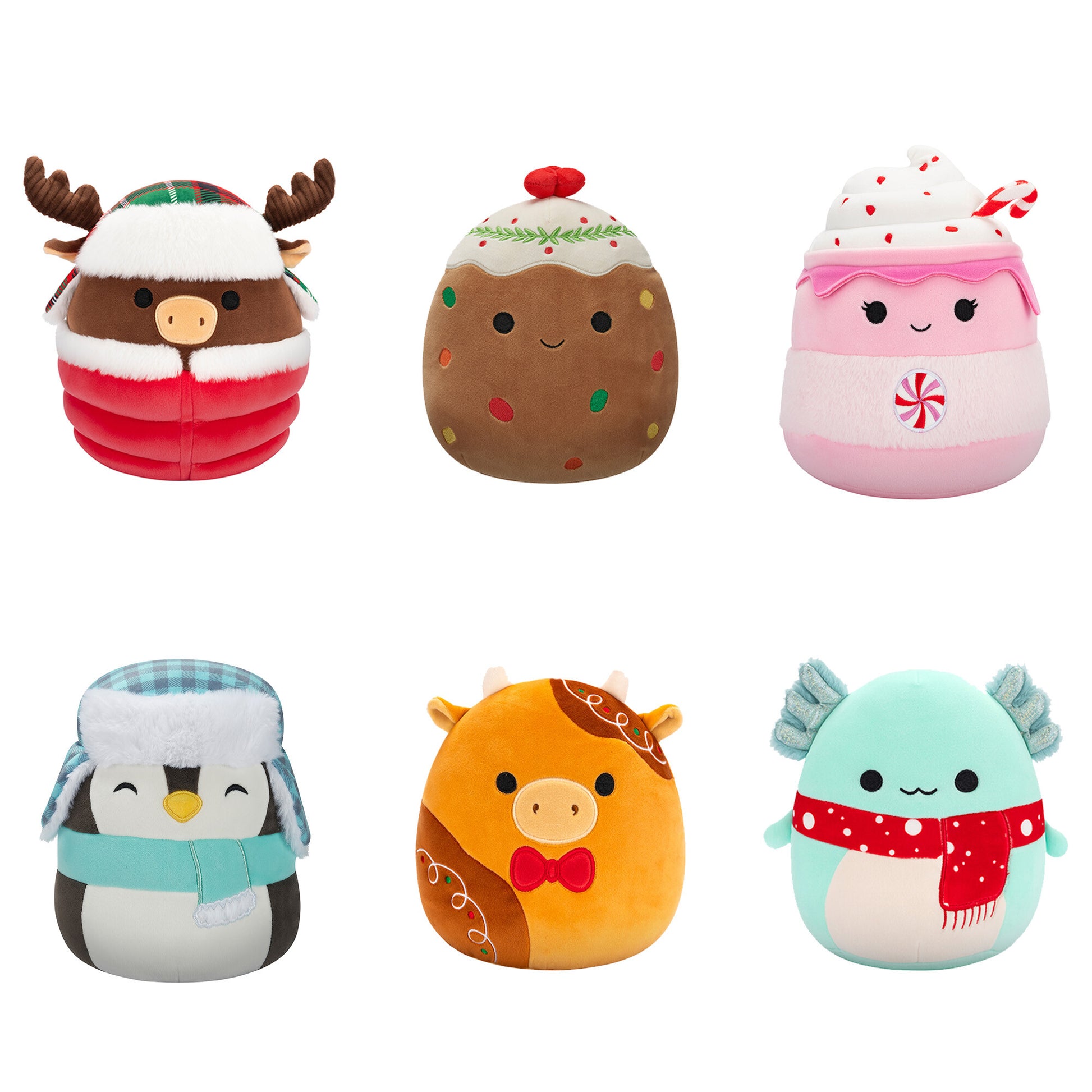 Squishmallows 19 cm Holiday  flere varianter i CDU
