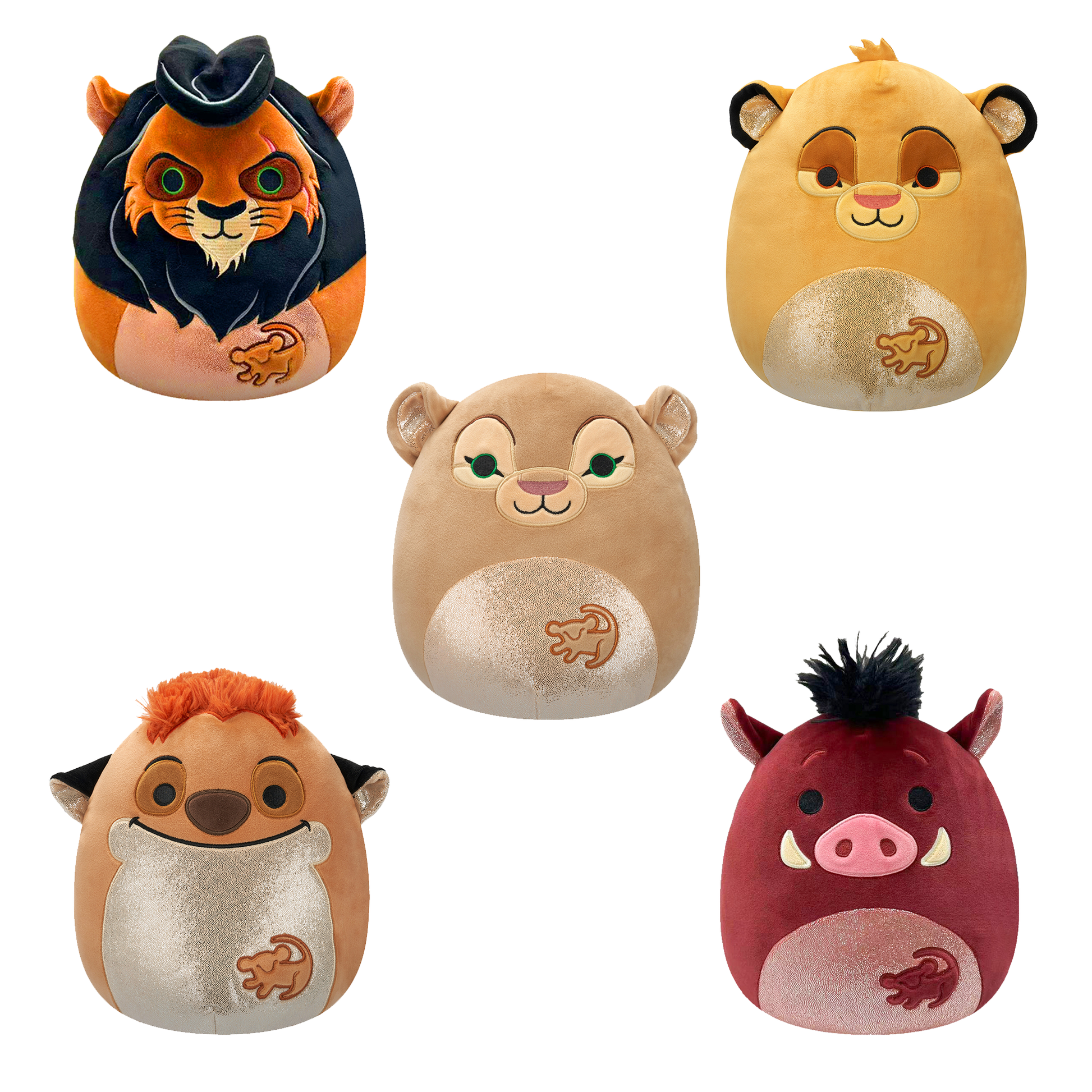 Squishmallows 20 cm Disney Løvernes Konge 30 Års Jubiliæum - flere varianter i CDU