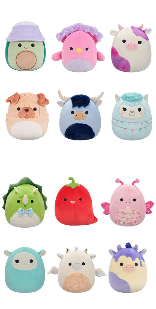 Squishmallows 19 cm P22 FSDU - flere varianter A og C
