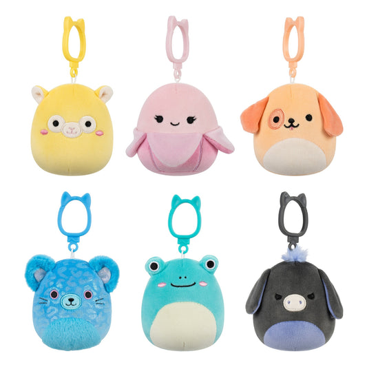 Squishmallows 9 cm P23 Clip-On - flere varianter i CDU