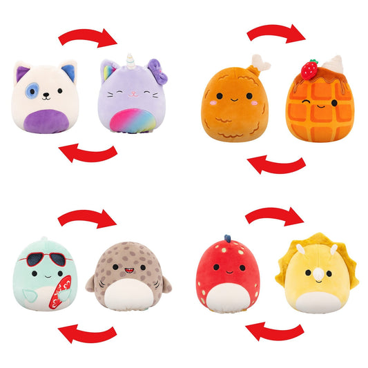 Squishmallows 13 cm P23 Flip A Mallows - flere varianter i CDU