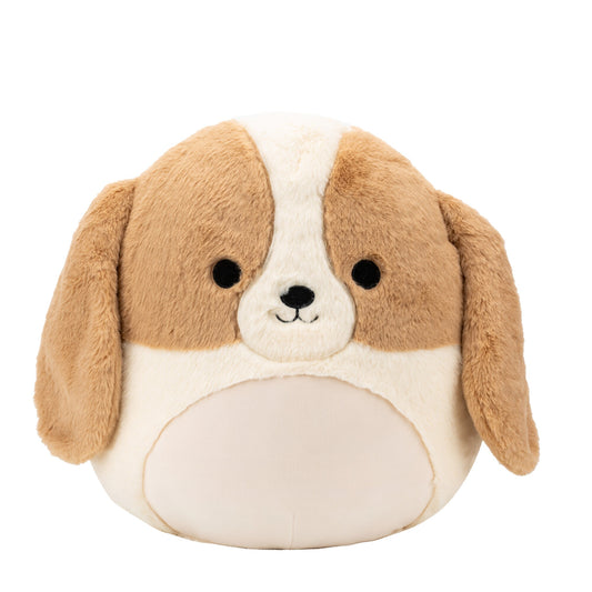 Squishmallows 40 cm Fuzz A Mallows Adela Bassethund