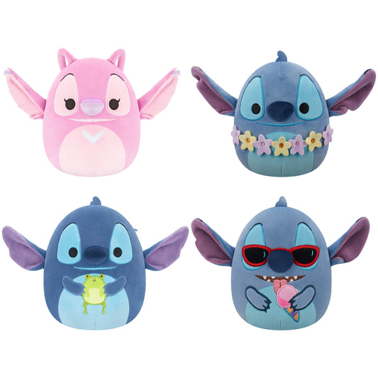 Squishmallows 20 cm Disney Stitch - flere varianter i CDU