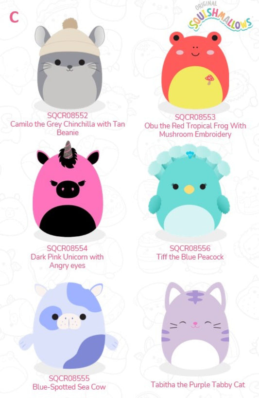 Squishmallows 19 cm P24 - flere varianter i CDU C
