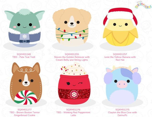 Squishmallows 19 cm Jul - flere varianter i CDU