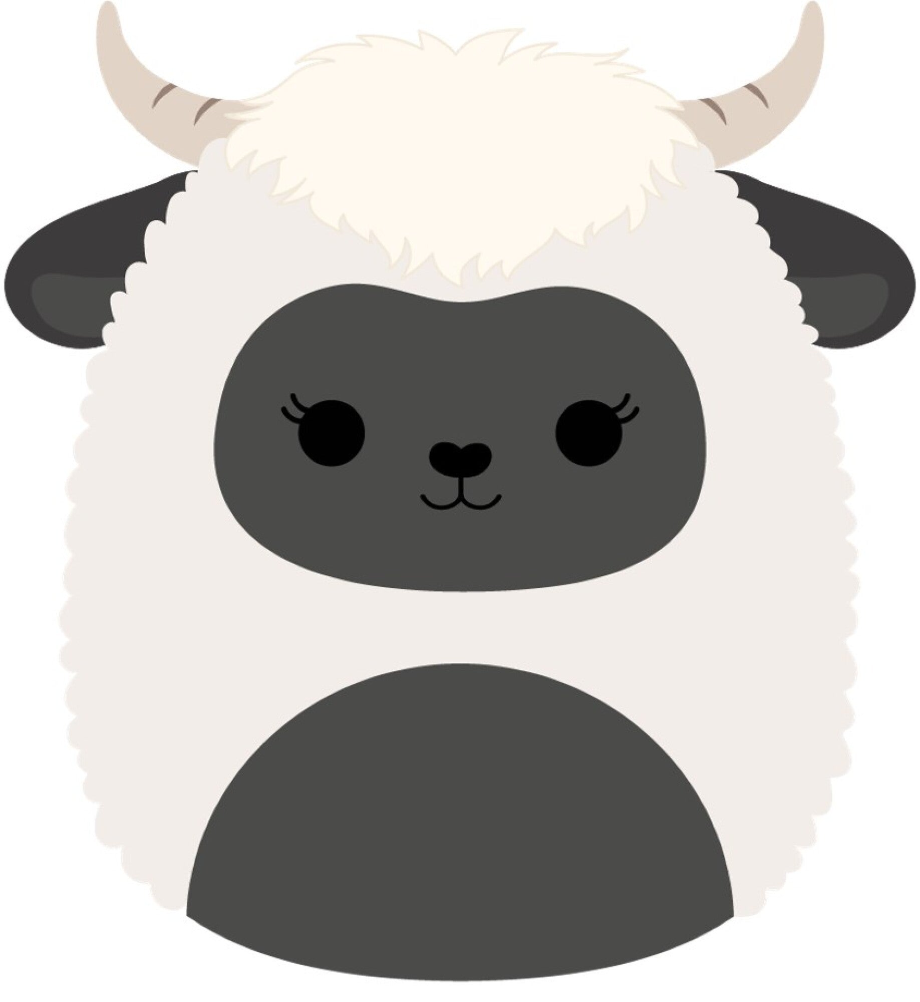 Squishmallows 40 cm Fuzz A Mallows Venus Får