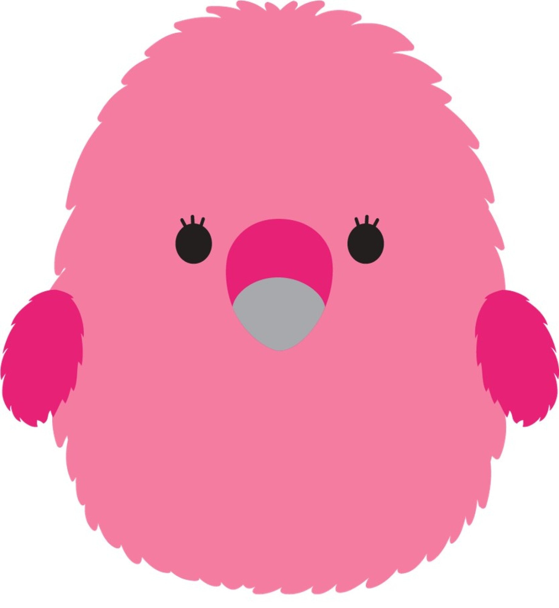 Squishmallows 40 cm Fuzz A Mallows Cookie Flamingo