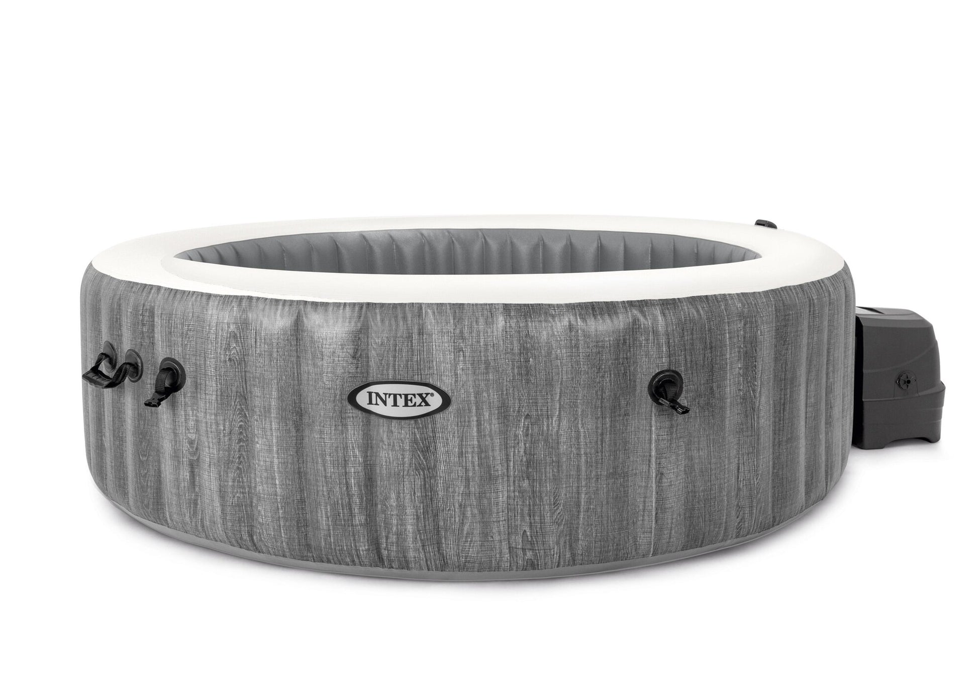 Intex PureSpa Greywood Deluxe Sæt, 1.098L, 216x71 cm