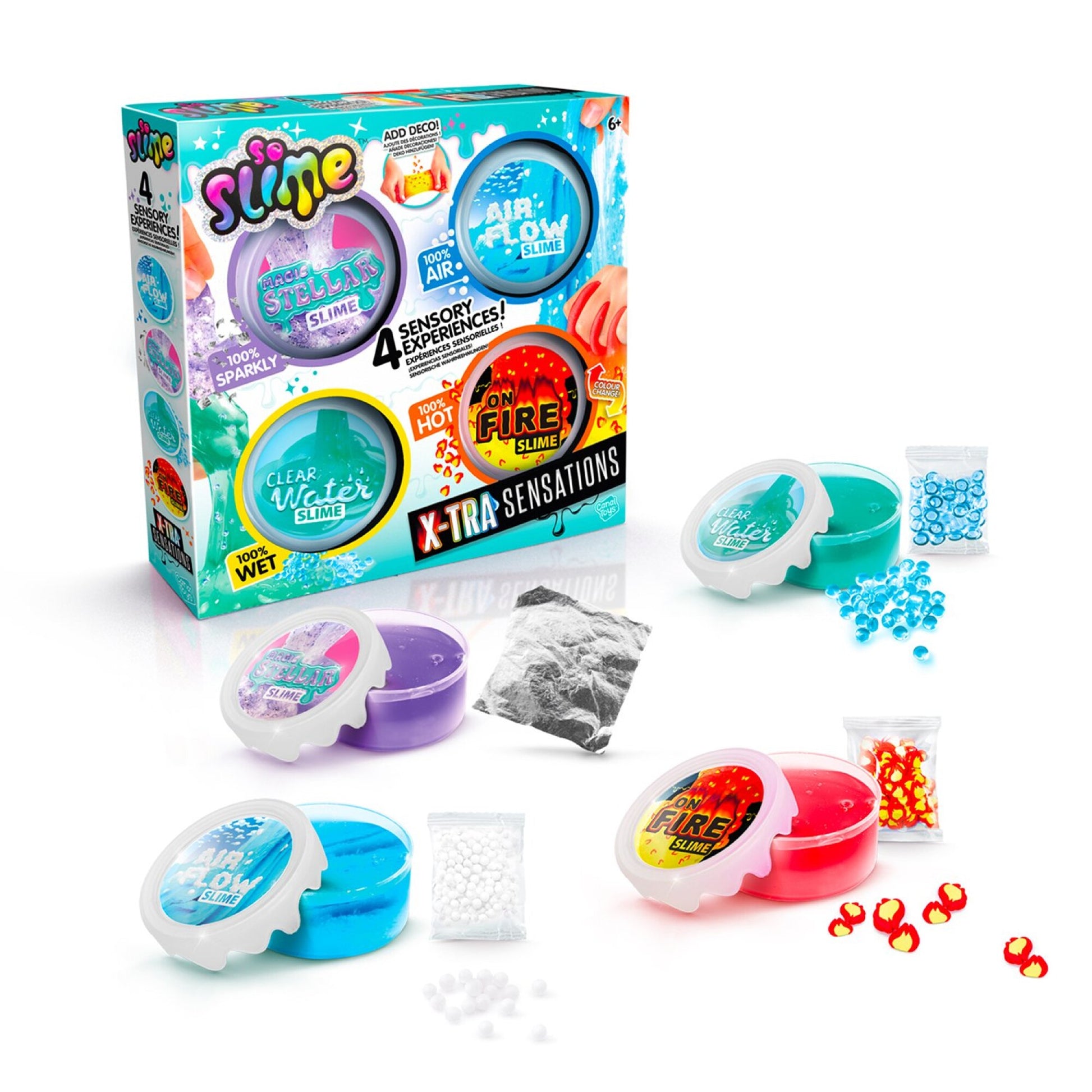 So Slime X-tra Sensations 4-pak