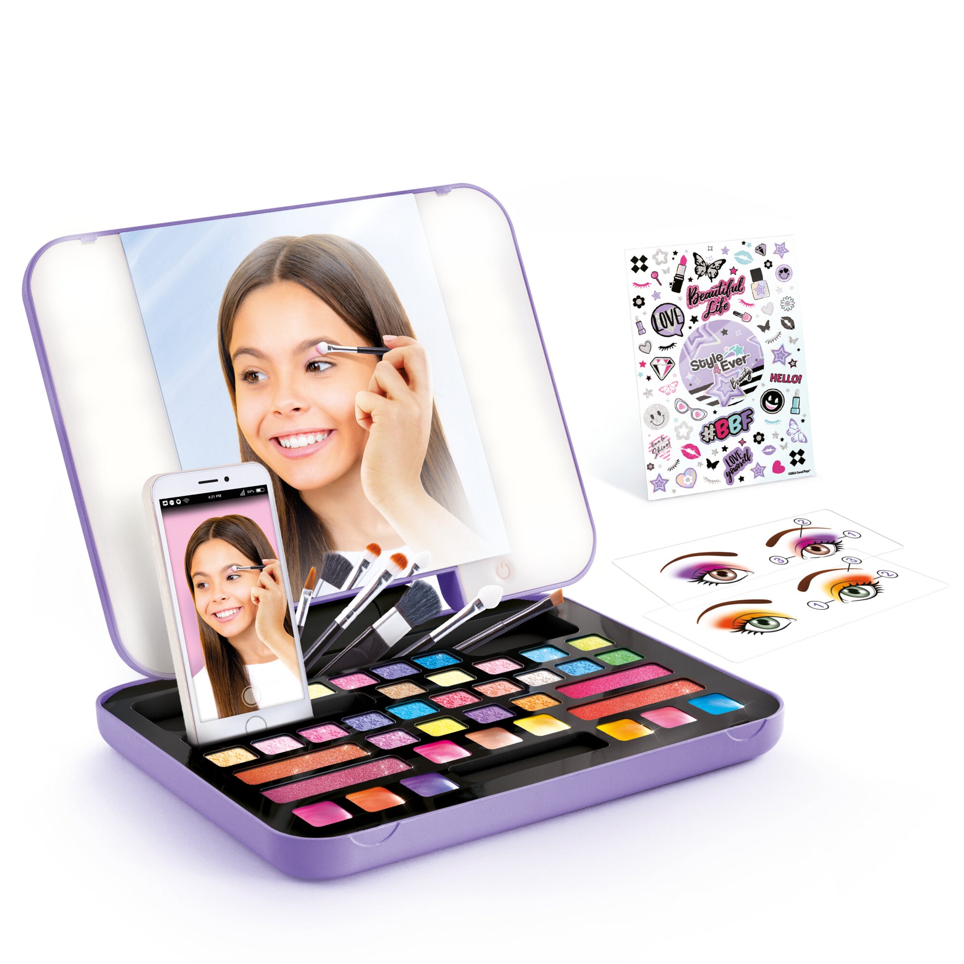 Style 4 Ever Makeup-etui med LED