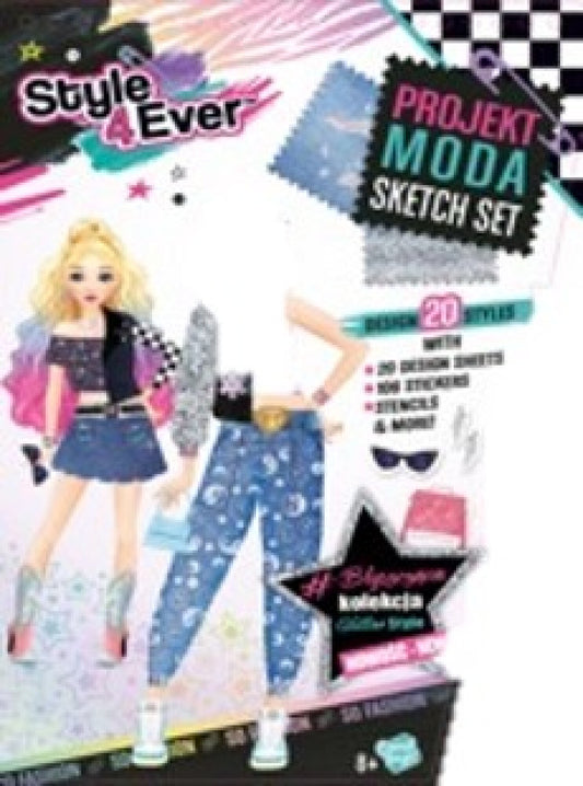 Style 4 Ever Fashion Designer Mini Skitsebogssæt