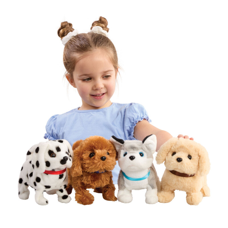 Happy Pets Playful Plyshundehvalpe 4 varianter