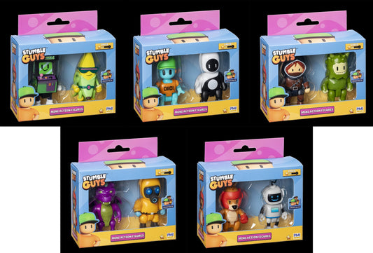 Stumble Guys S2 Miniactionfigur 2-pak Vinduesæske 7,5 cm - flere varianter