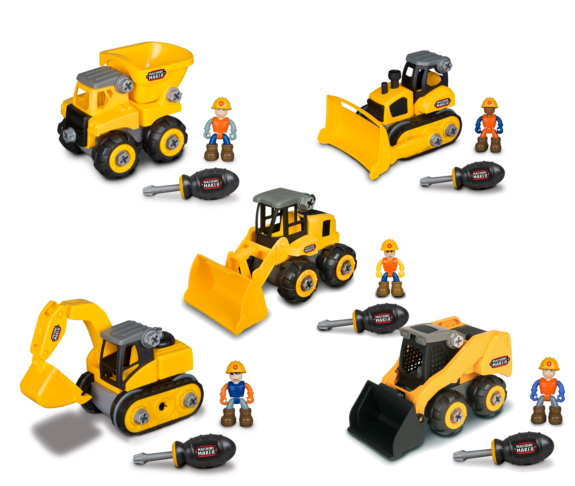Machine Maker Junior Builder - 5 varianter