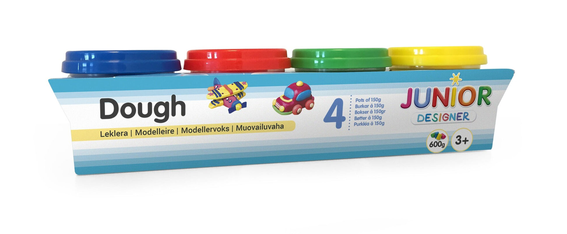 Junior Designer Modellervoks 4-Pak 4x140 g