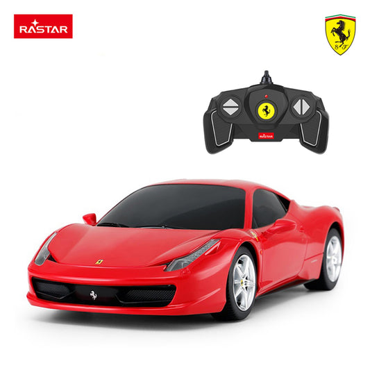 Rastar R/C 1:18 Ferrari 458 Italia Rød