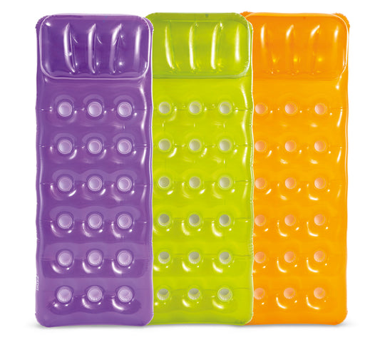 Intex Fashion Luftmadras med 18 Lommer - 3 farver