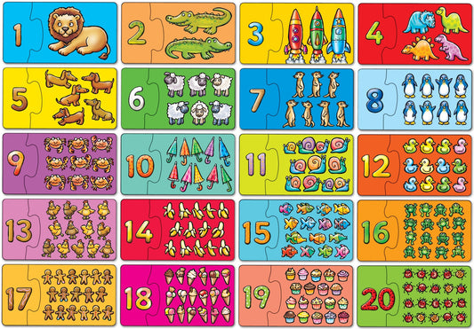 Orchard Toys Match & Tæl Puslespil