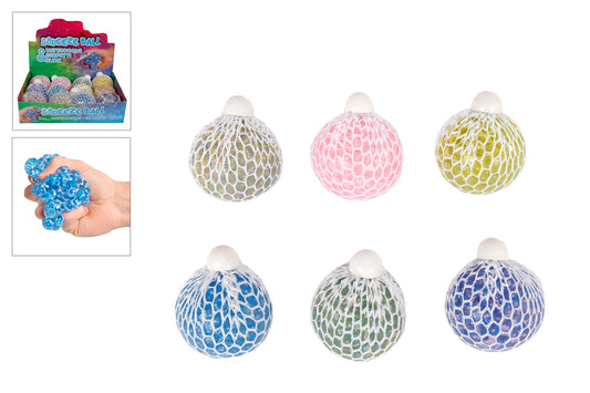Fidget Toys Klemebolde Glitter - 6 varianter CDU