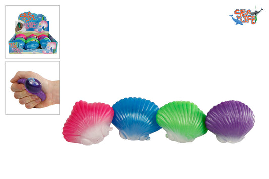 Sealife Fidget Musling med Perle - 3 varianter