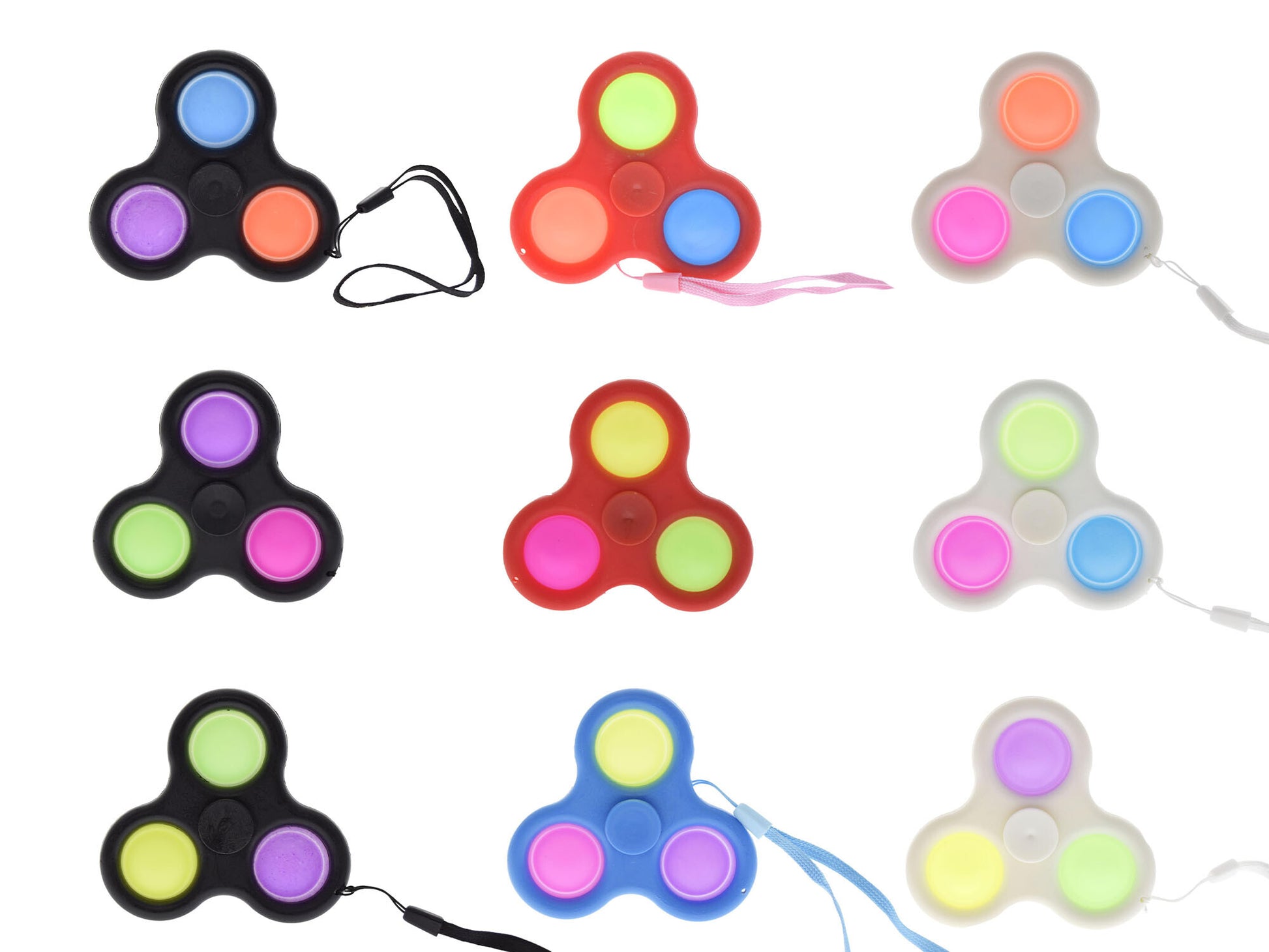 Plop Up! Simpelt Snurrefidget Legetøj - 4 varianter