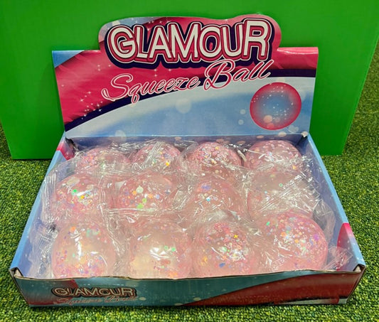 Glamour Fidget Bold m/Blomster og Glitter 6 cm - 4 varianter CDU