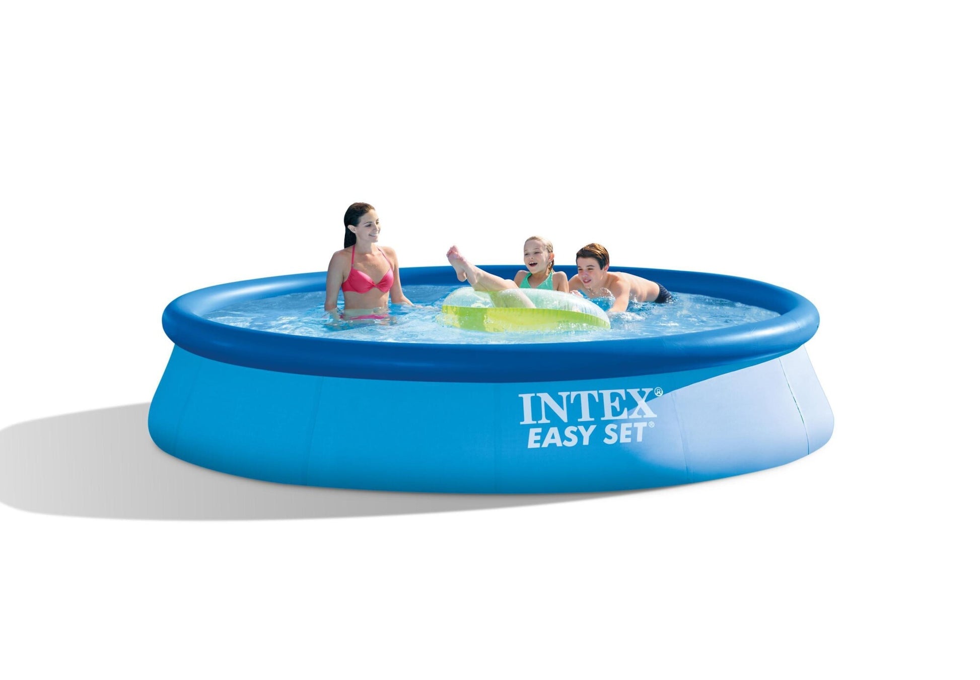 Intex Easy Set Pool, 7.290L, 396x84 cm, inkl. filterpumpe