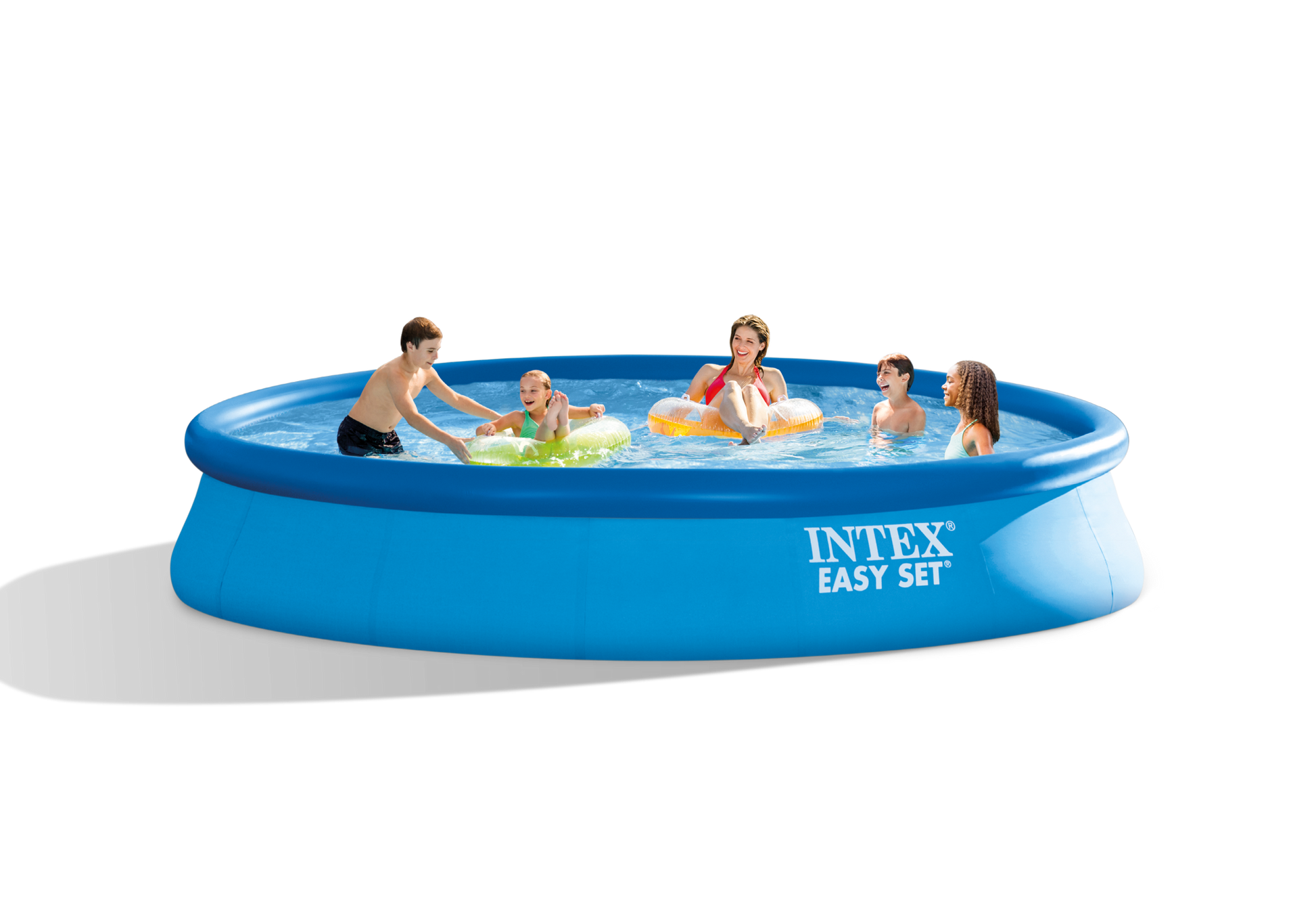 Intex Easy Set Pool Sæt, 9.792L, 547x84 cm, inkl. filterpumpe