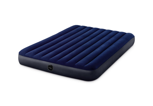 Intex Klassisk Downy Luftmadras 152x203x25 cm