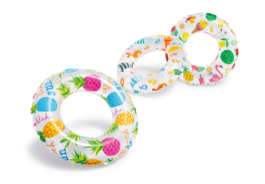 Intex Lively Print Baderinge 51 cm - 3 varianter