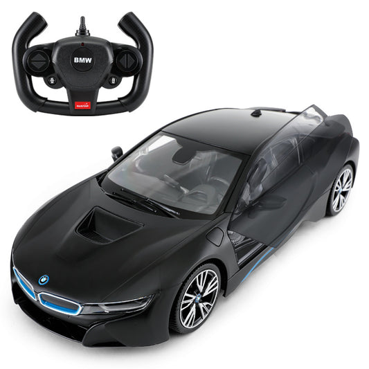 Rastar R/C 1:14 BMW i8  Sort