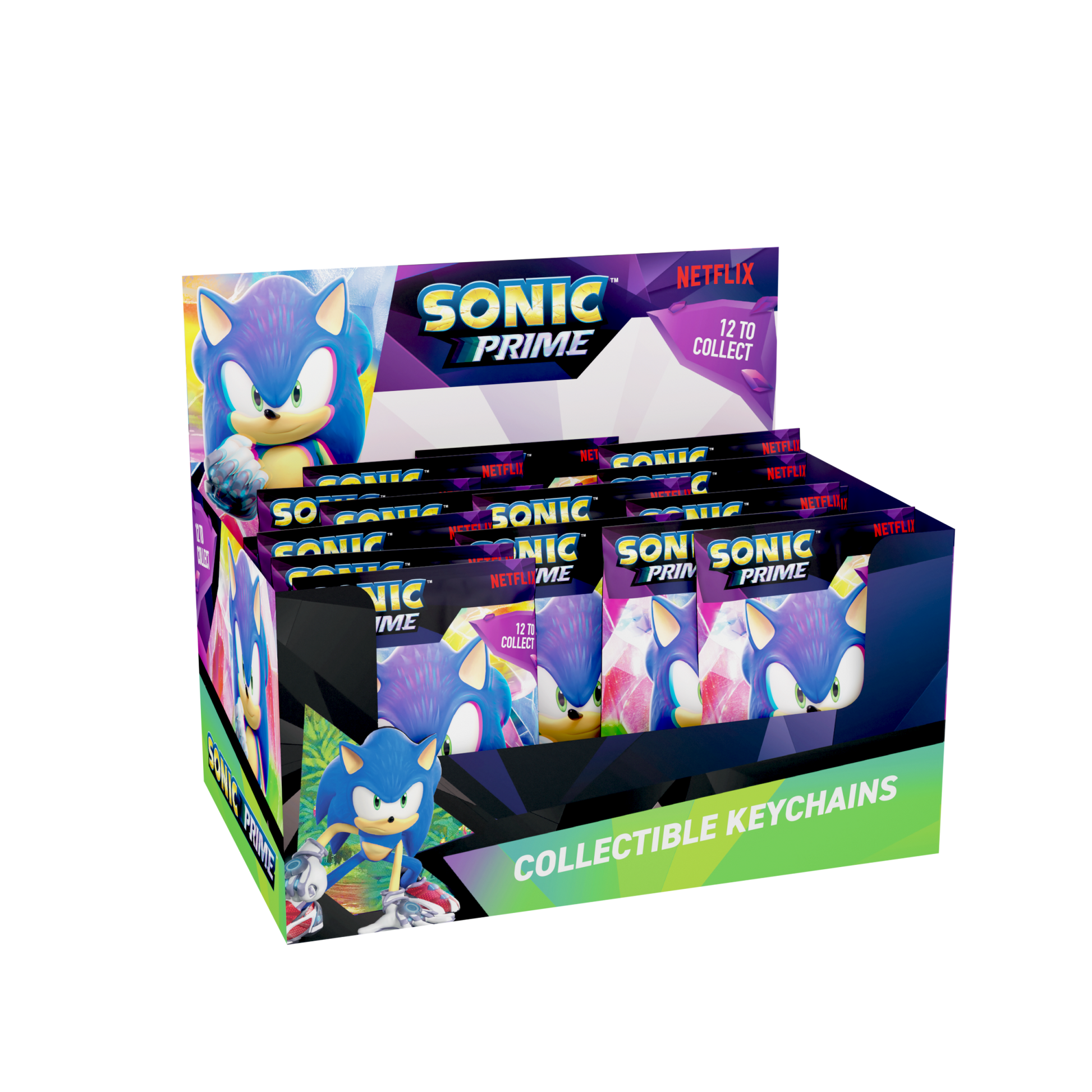 Sonic Figurnøglering 13 cm Foliepose CDU S1