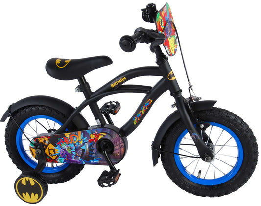 Batman Børnecykel - Drenge - 12 tommer - Sort