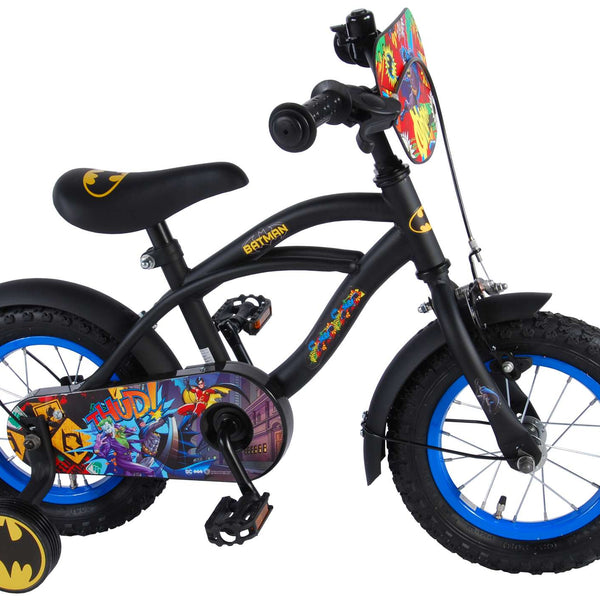 Batman Børnecykel - Drenge - 12 tommer - Sort